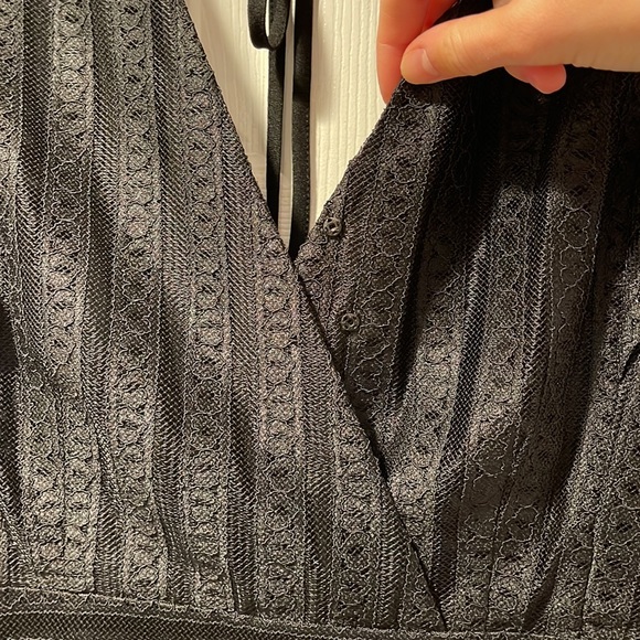 Black lace mini dress - Picture 6 of 7